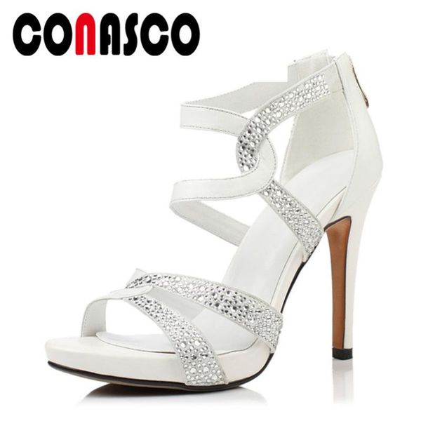 dress shoes conasco women rhinestone wedding party genuine leather woman summer thin high heels pumps prom dancing, Black
dress shoes conasco women rhinestone wedding party genuine leather woman summer thin high heels pumps prom dancing, Black