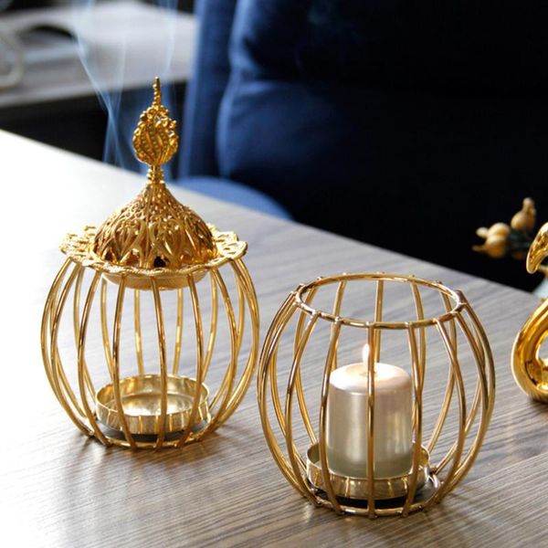 fragrance lamps 1pc metal incense burner gold tower candlestick decor iron art holder
fragrance lamps 1pc metal incense burner gold tower candlestick decor iron art holder