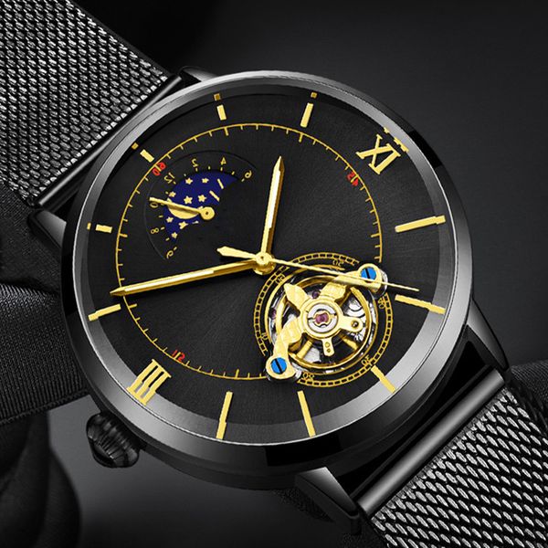 2021 new automatic mechanical clock men polar arc hollow lighting business fashion many styles to choose, Slivery;brown
2021 new automatic mechanical clock men polar arc hollow lighting business fashion many styles to choose, Slivery;brown