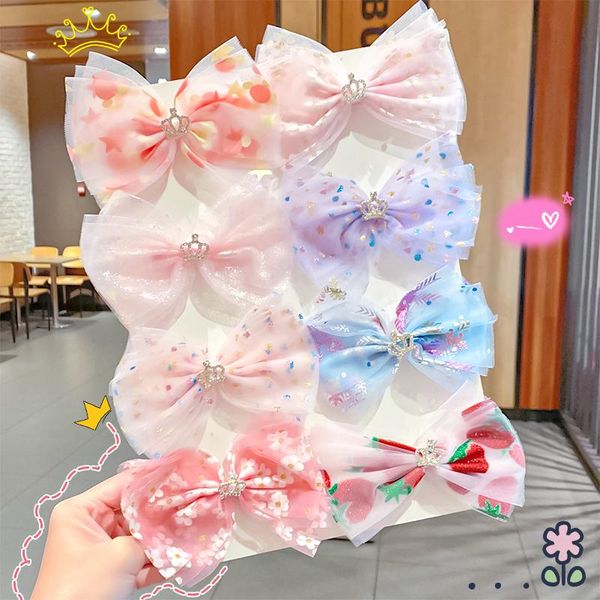 hair accessories cute lace chiffon print bow crown clips for girls sweet hairpins decorate barrettes headband fashion, Slivery;white
hair accessories cute lace chiffon print bow crown clips for girls sweet hairpins decorate barrettes headband fashion, Slivery;white
