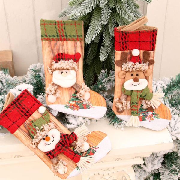 christmas decorations 1 pcs stockings socks with snowman santa elk bear printing xmas candy gift bag fireplace tree decoration year
christmas decorations 1 pcs stockings socks with snowman santa elk bear printing xmas candy gift bag fireplace tree decoration year