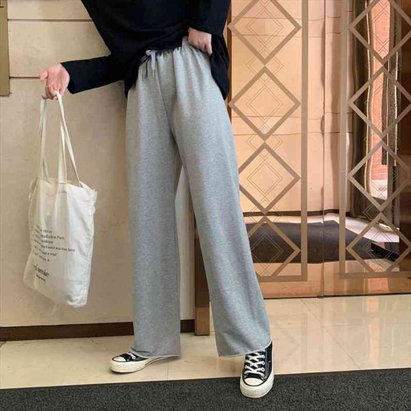 leg thick wide womens pants summer high waist loose soft straight tube elegant casual daily black elastic sports sweatpants, Black;white
leg thick wide womens pants summer high waist loose soft straight tube elegant casual daily black elastic sports sweatpants, Black;white