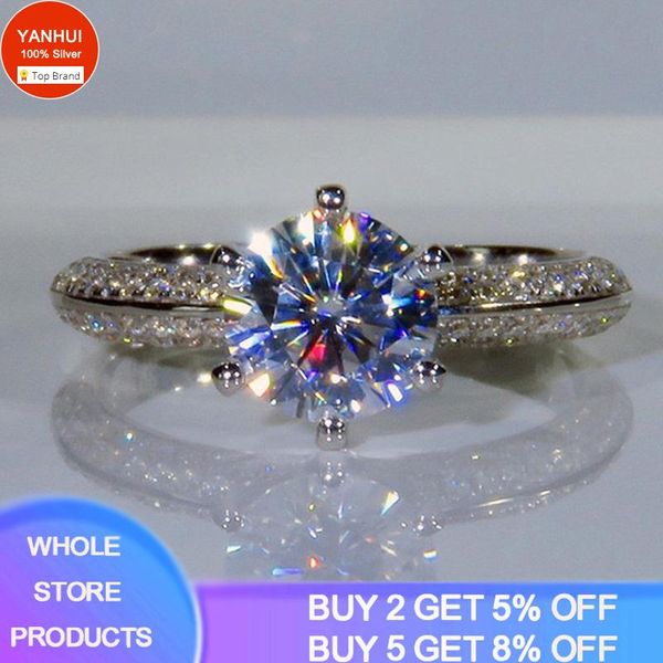 cluster rings luxury 925 sterling silver wedding band big 2 lab diamond eternity for women love gift ladies jewelry r279, Golden;silver
cluster rings luxury 925 sterling silver wedding band big 2 lab diamond eternity for women love gift ladies jewelry r279, Golden;silver
