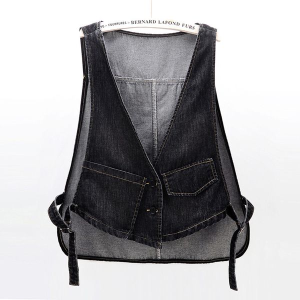 women's vests spring denim vest women plus size autumn korean v-neck sleeveless jacket loose vintage jeans waistcoat ladies, Black;white
women's vests spring denim vest women plus size autumn korean v-neck sleeveless jacket loose vintage jeans waistcoat ladies, Black;white