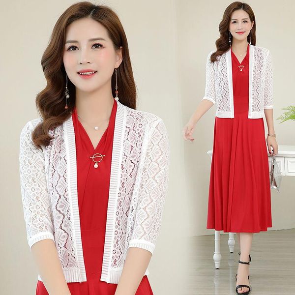 women's jackets women summer 3/4 sleeve shrug lace bridal cape jacket open stitch elegant wraps shawl bolero plus size sun protection c, Black;brown
women's jackets women summer 3/4 sleeve shrug lace bridal cape jacket open stitch elegant wraps shawl bolero plus size sun protection c, Black;brown