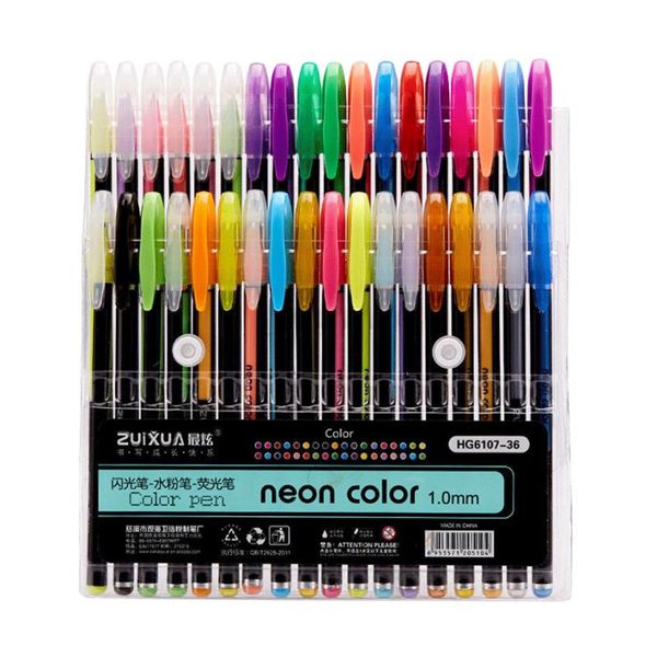 12/24/36/48pcs/set promotion pen gel pens set glitter for coloring books journals drawing doodling art markers
12/24/36/48pcs/set promotion pen gel pens set glitter for coloring books journals drawing doodling art markers