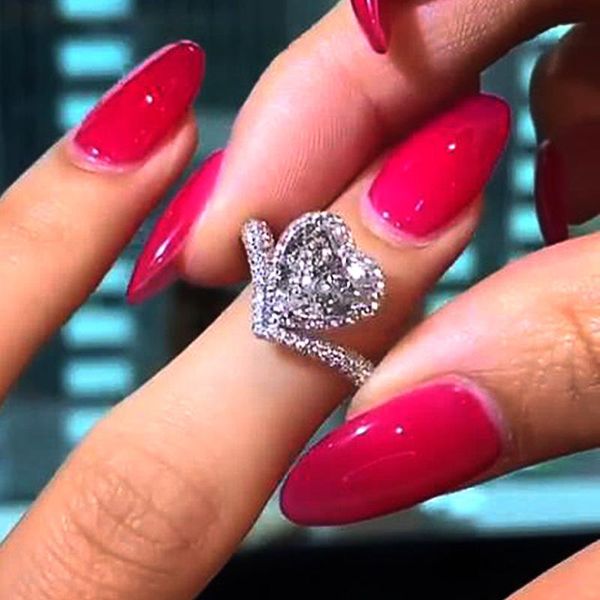 wedding rings huitan romantic heart cubic zirconia women fancy design statement female accessories for engagement jewelry, Slivery;golden
wedding rings huitan romantic heart cubic zirconia women fancy design statement female accessories for engagement jewelry, Slivery;golden