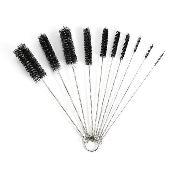10pcs/set nylon brush stainless steel glass tube cleaning brush nylon bristles tube bottle tubes washing cleaner brush tools
10pcs/set nylon brush stainless steel glass tube cleaning brush nylon bristles tube bottle tubes washing cleaner brush tools