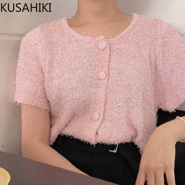 kusahiki summer thin mohair women cardigan short sleeve o-neck causal knitwear single breasted knitted 6j130 210602, White
kusahiki summer thin mohair women cardigan short sleeve o-neck causal knitwear single breasted knitted 6j130 210602, White