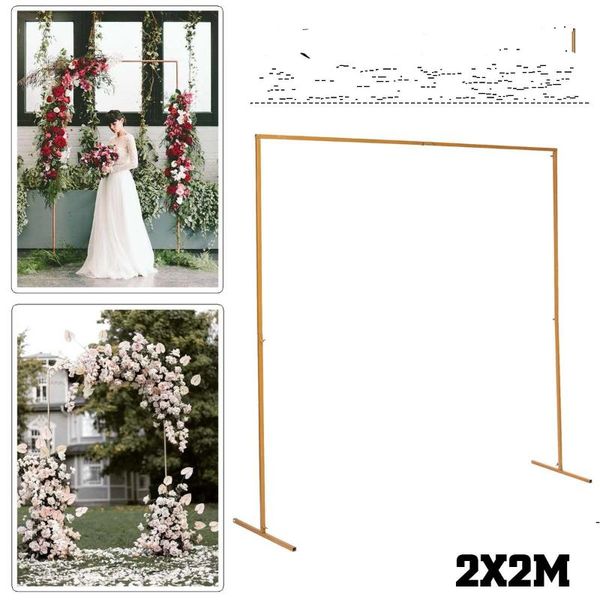 party decoration 2m x wedding stage background frame wrought iron decorative flower stand custom square arch shelf decor
party decoration 2m x wedding stage background frame wrought iron decorative flower stand custom square arch shelf decor