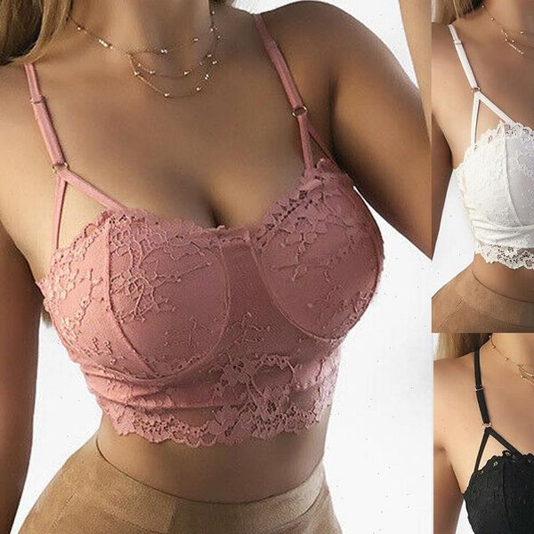 summer fashion deep v neck womens tanks lace floral bralette unpadded crop sleeveless strap, White
summer fashion deep v neck womens tanks lace floral bralette unpadded crop sleeveless strap, White