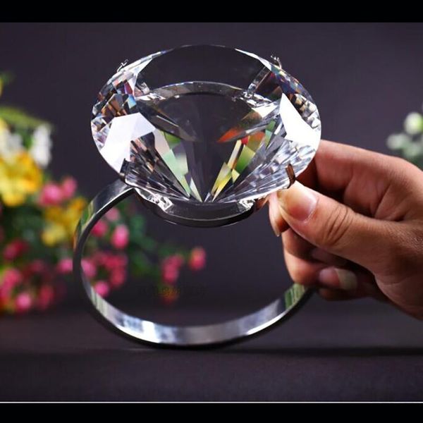 decorative objects & figurines romantic 60mm/80mm/100mm/150mm clear custom crystal large glass pagraphy diamond ring wedding home table deco
decorative objects & figurines romantic 60mm/80mm/100mm/150mm clear custom crystal large glass pagraphy diamond ring wedding home table deco