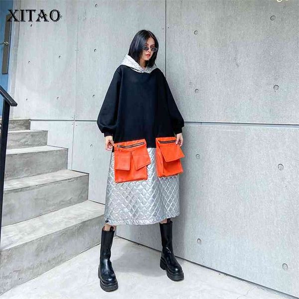 xitao plus size dress fashion new women patchwork hit color hooded collar casual style autumn minority loose zy1238 210329, Black;gray
xitao plus size dress fashion new women patchwork hit color hooded collar casual style autumn minority loose zy1238 210329, Black;gray