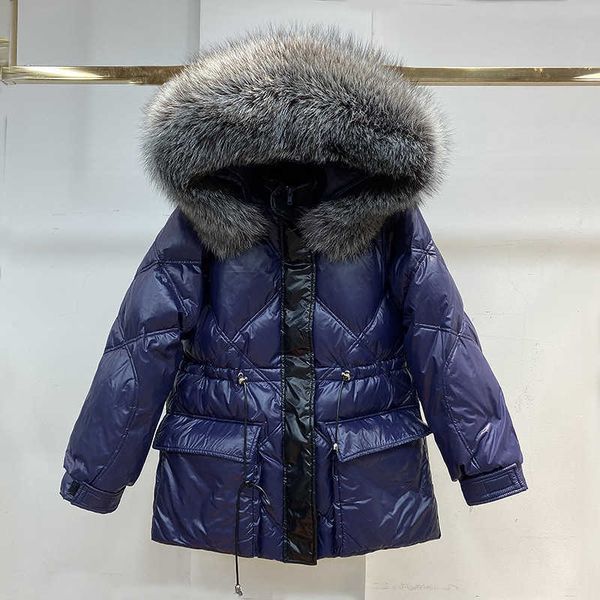 off season down et women's short korean loose bright face feather collar white duck winter pinghu, Black
off season down et women's short korean loose bright face feather collar white duck winter pinghu, Black