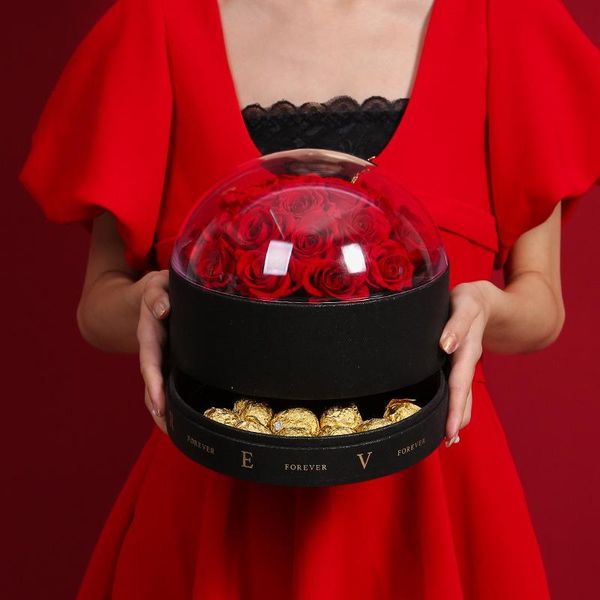 gift wrap acrylic double layers chocolates flower rose packaging box transparent eternal boxes wedding valentine's day gifts
gift wrap acrylic double layers chocolates flower rose packaging box transparent eternal boxes wedding valentine's day gifts