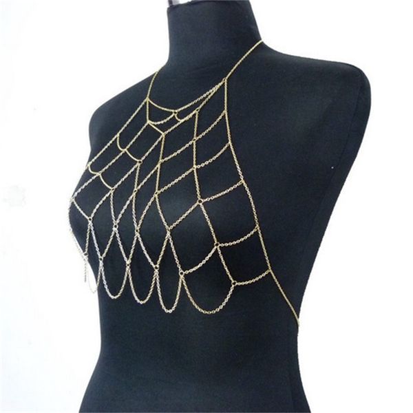 chains collares collier bikini body harness bohemian belly chain jewelry breast bra maxi necklace women accessories 1256 q2, Silver
chains collares collier bikini body harness bohemian belly chain jewelry breast bra maxi necklace women accessories 1256 q2, Silver