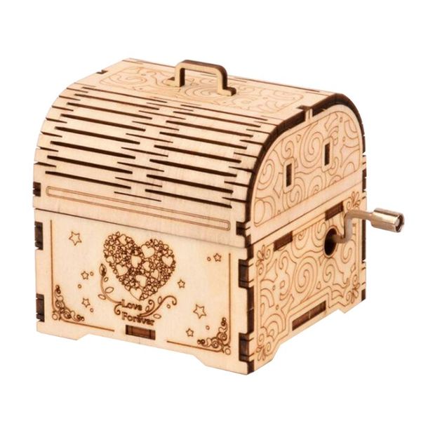 40JC DIY Hand Crank Music Box Model 3D Wooden Puzzle Toy Self Assembly Wood Craft Kit
40JC DIY Hand Crank Music Box Model 3D Wooden Puzzle Toy Self Assembly Wood Craft Kit