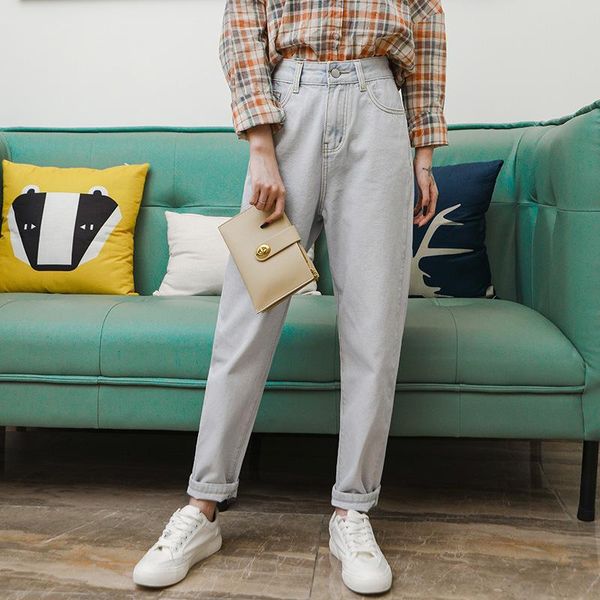 women's jeans korean harem pants women cropped high waist streetwear denim loose cowbye light blue lady delivery
women's jeans korean harem pants women cropped high waist streetwear denim loose cowbye light blue lady delivery