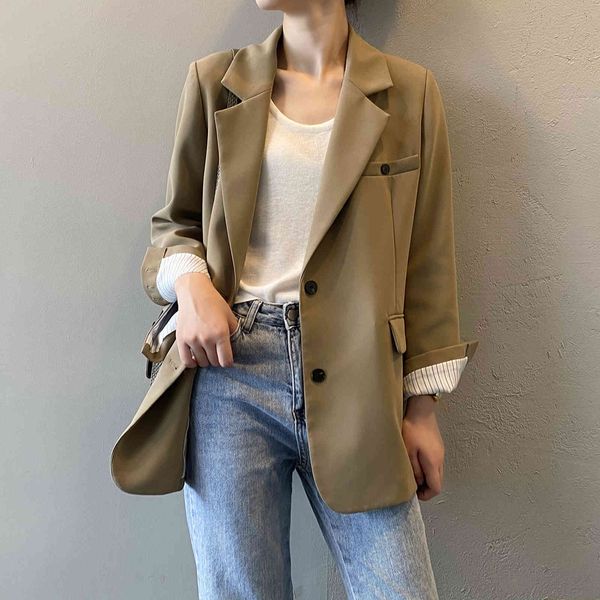 women's suits & blazers hxjjp jaqueta de manga longa feminina, casaco solto para outono , novo blazer casual coreano com estilo si, White;black
women's suits & blazers hxjjp jaqueta de manga longa feminina, casaco solto para outono , novo blazer casual coreano com estilo si, White;black