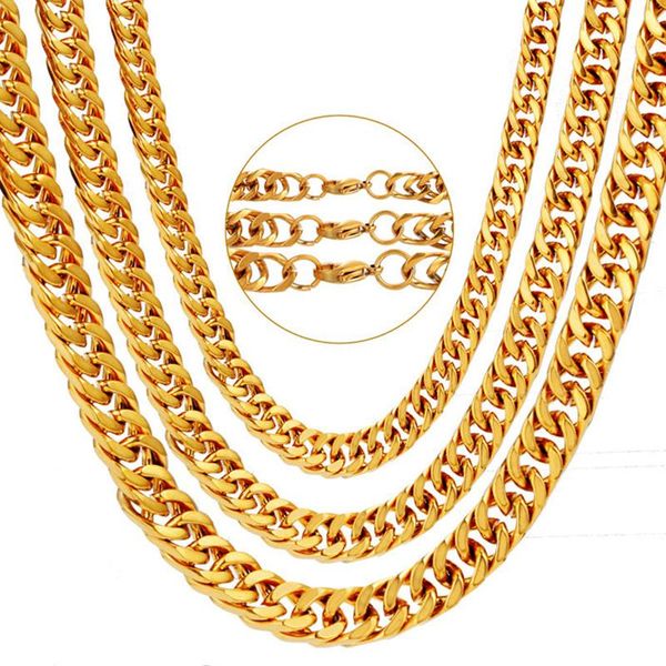 chains gold chain necklace mens cuban link on the neck stainless steel long gifts for male accessories fashion jewelry, Silver
chains gold chain necklace mens cuban link on the neck stainless steel long gifts for male accessories fashion jewelry, Silver