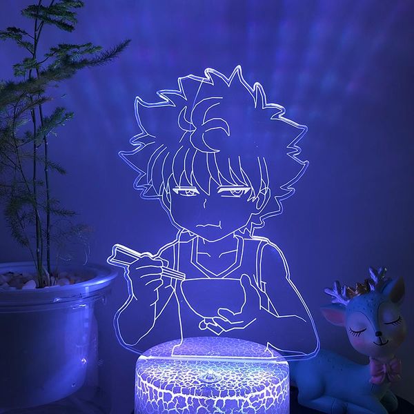 night lights acrylic 3d led light killua figure 16color changing table home party atmosphere decor lamp for anime x
night lights acrylic 3d led light killua figure 16color changing table home party atmosphere decor lamp for anime x