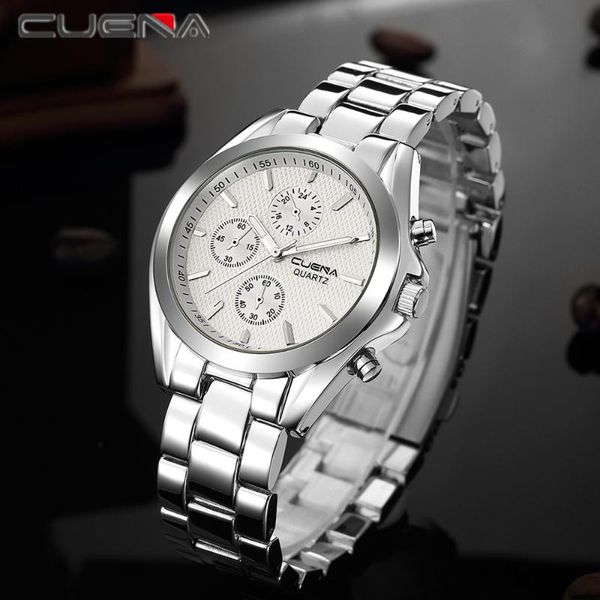 wristwatches mens watches cuena quartz watch 2021 men full steel sports army military wristwatch erkek kol saati, Slivery;brown
wristwatches mens watches cuena quartz watch 2021 men full steel sports army military wristwatch erkek kol saati, Slivery;brown