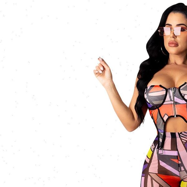 zipper up two piece set womenpant fashion casual outfits sling printing crop pencil pant club suit, White
zipper up two piece set womenpant fashion casual outfits sling printing crop pencil pant club suit, White