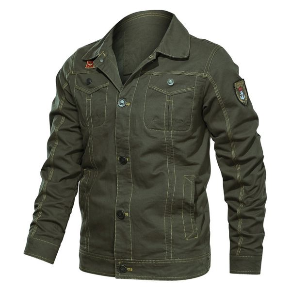 men's plus size outerwear jaet cotton casual military large
