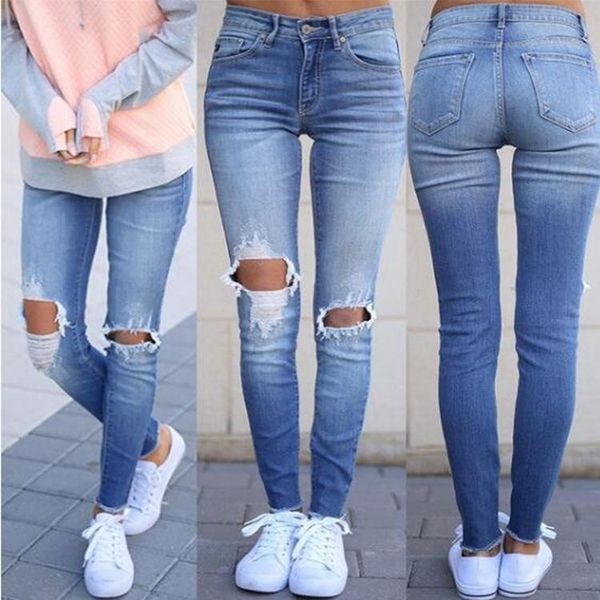 women's jeans boyfriend hole ripped women pants cool denim vintage skinny push up high waist casual ladies slim mom, Blue
women's jeans boyfriend hole ripped women pants cool denim vintage skinny push up high waist casual ladies slim mom, Blue