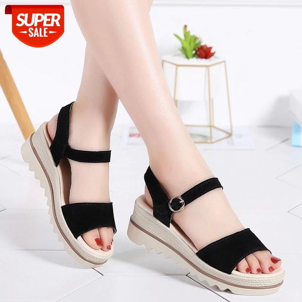 new women sandals black flat wedges heel summer open toe platform sandalias ladies mujer #do9s
new women sandals black flat wedges heel summer open toe platform sandalias ladies mujer #do9s