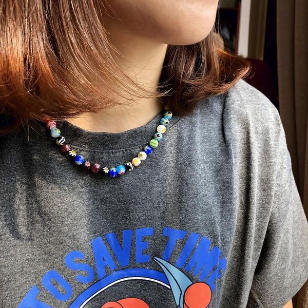 chokers seven color glass bead necklace women's handmade daisy flower collar chain kawaii jewelry wholesale necklaces for women, Golden;silver
chokers seven color glass bead necklace women's handmade daisy flower collar chain kawaii jewelry wholesale necklaces for women, Golden;silver
