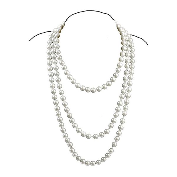 chains white colors necklace multilayer faux pearl bead for women and girls fashion choker birthday presents 13md, Silver
chains white colors necklace multilayer faux pearl bead for women and girls fashion choker birthday presents 13md, Silver