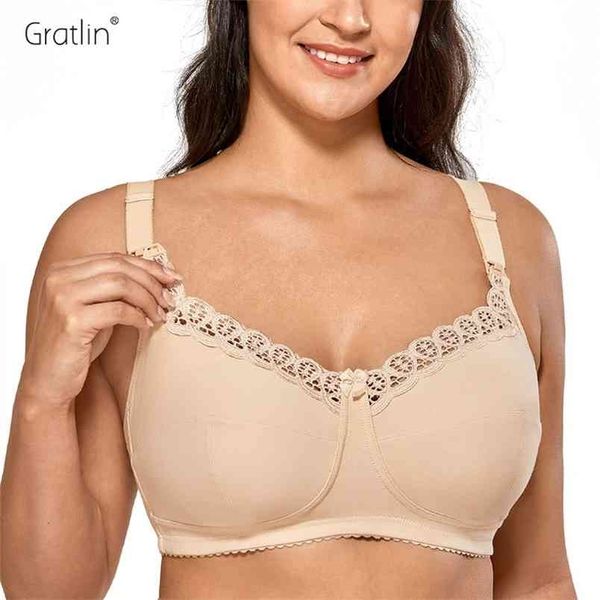 women's breastfeeding nursing bra plus size cotton wiresoft maternity with lace 210918, White
women's breastfeeding nursing bra plus size cotton wiresoft maternity with lace 210918, White
