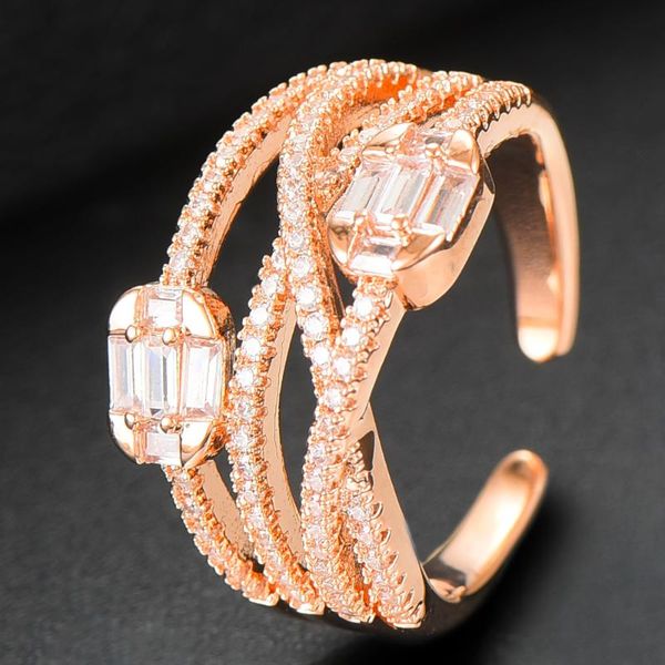 cluster rings missvikki luxury romantic noble open for women bridal engagement wedding jewelry cz femmale accessories whole finger, Golden;silver
cluster rings missvikki luxury romantic noble open for women bridal engagement wedding jewelry cz femmale accessories whole finger, Golden;silver