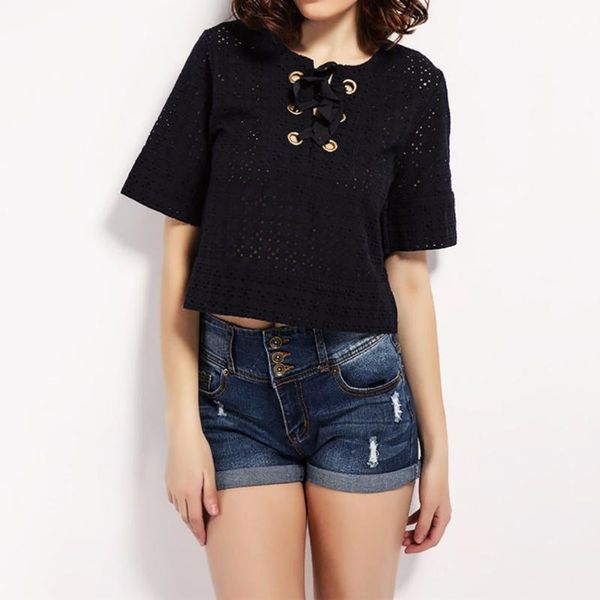 women's shorts nice summer denim women three buckles casual high waist jeans clothing ripped large size 2 colors, White;black
women's shorts nice summer denim women three buckles casual high waist jeans clothing ripped large size 2 colors, White;black
