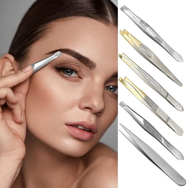 eyebrow tools & stencils stainless steel tweezers slanip/flat multipurpose repair clip facial hair ingrown removal plucking eyebrows tool
eyebrow tools & stencils stainless steel tweezers slanip/flat multipurpose repair clip facial hair ingrown removal plucking eyebrows tool