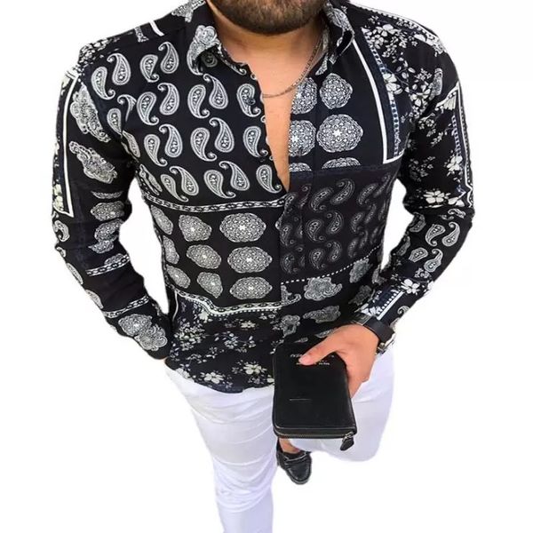 plus sizes 3xl mens casual vintage shirts long sleeve fall autumn skinny fit pattern paisley print man clothes cardigan blouse, White;black
plus sizes 3xl mens casual vintage shirts long sleeve fall autumn skinny fit pattern paisley print man clothes cardigan blouse, White;black
