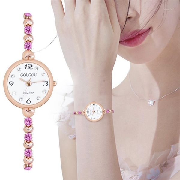 luxury rose pink bracelet watches for women dress quartz clock ladies bangle heart casual watch simple gift montre femme wristwatches, Slivery;brown
luxury rose pink bracelet watches for women dress quartz clock ladies bangle heart casual watch simple gift montre femme wristwatches, Slivery;brown