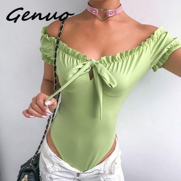 women's jumpsuits & rompers women body black white solid pleated bodysuit neon green short sleeve party club lace up bow tie
women's jumpsuits & rompers women body black white solid pleated bodysuit neon green short sleeve party club lace up bow tie