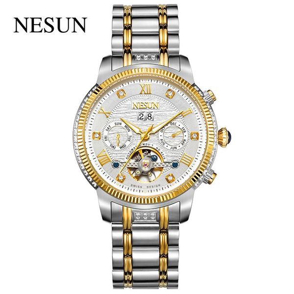 wristwatches 2021 switzerland nesun official men business automatic stainless steel mechanical male gold gift clock 9310, Slivery;brown
wristwatches 2021 switzerland nesun official men business automatic stainless steel mechanical male gold gift clock 9310, Slivery;brown