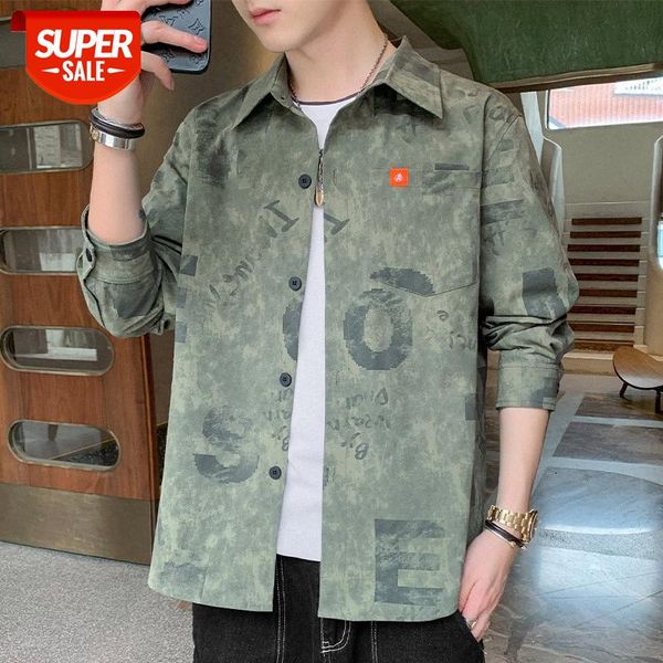 long-sleeved shirt male ins port style retro tie-dye spring and autumn loose tide brand personality handsome casual jacket #vk84, White;black
long-sleeved shirt male ins port style retro tie-dye spring and autumn loose tide brand personality handsome casual jacket #vk84, White;black