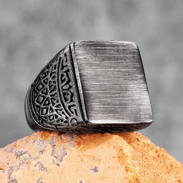 cluster rings vintage black brushed pattern stainless steel mens punk charm simple for male boyfriend jewelry creativity gift wholesale, Golden;silver
cluster rings vintage black brushed pattern stainless steel mens punk charm simple for male boyfriend jewelry creativity gift wholesale, Golden;silver