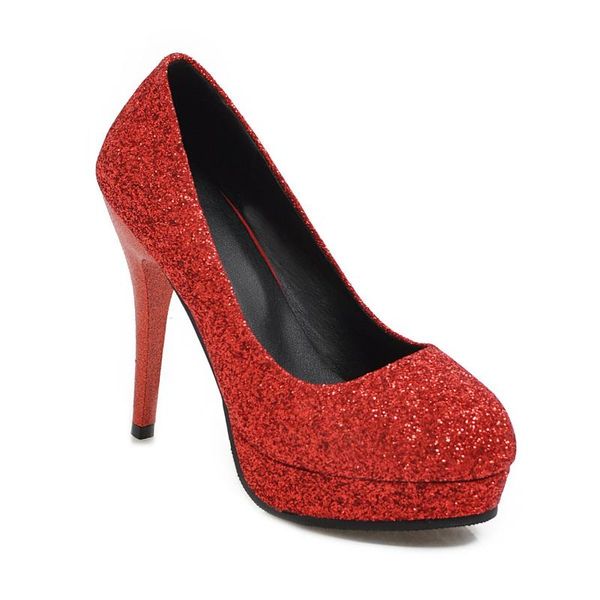 dress shoes wedding shoe 19 years of age season fashion with ultra fine sequins waterproof table 32-43 yards single woman, Black
dress shoes wedding shoe 19 years of age season fashion with ultra fine sequins waterproof table 32-43 yards single woman, Black