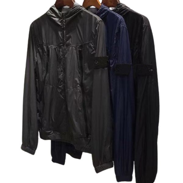 men's fashion hooded stormsuit slim fit jacket with zipper pocket, Black;brown
men's fashion hooded stormsuit slim fit jacket with zipper pocket, Black;brown