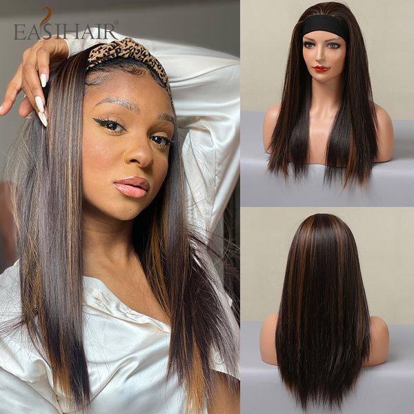 long straight brown highlight headband wigs for black women synthetic wigs natural hair heat resistant wigs cosplay
long straight brown highlight headband wigs for black women synthetic wigs natural hair heat resistant wigs cosplay