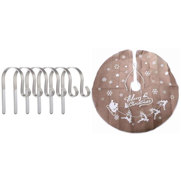 hooks & rails 6 pcs christmas stocking holder 1 santa printed decorative apron snowflake tree skirt
hooks & rails 6 pcs christmas stocking holder 1 santa printed decorative apron snowflake tree skirt