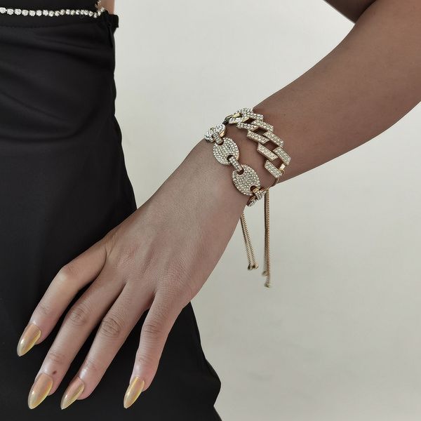 miami cuban link chain bracelets set for women bling hip hop iced out diamond gold rapper chains women luxury jewelry, Black
miami cuban link chain bracelets set for women bling hip hop iced out diamond gold rapper chains women luxury jewelry, Black