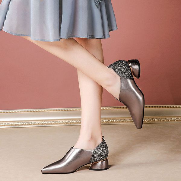 spring shoeswoman mid heels2022 women pumpspointed toeoffice lady work shoethick heelsequince soft pu leatherblack silver, Black
spring shoeswoman mid heels2022 women pumpspointed toeoffice lady work shoethick heelsequince soft pu leatherblack silver, Black