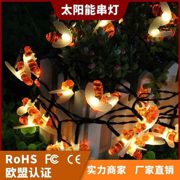 solar energy courtyard decoration color small bee shaped outdoor led lamp string
solar energy courtyard decoration color small bee shaped outdoor led lamp string