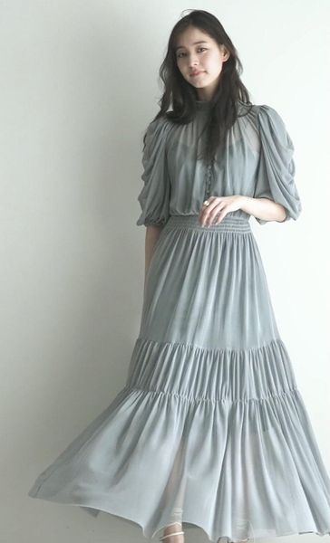 short sleeve high waist eelgant vintage pleated mesh lace dresses women korean japanese style 210427, Black;gray
short sleeve high waist eelgant vintage pleated mesh lace dresses women korean japanese style 210427, Black;gray